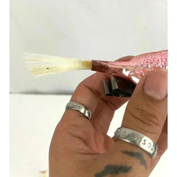 Antique German Blown Glass Clip on Birds with Tails Christmas Ornaments VTG - Picture 12 of 16